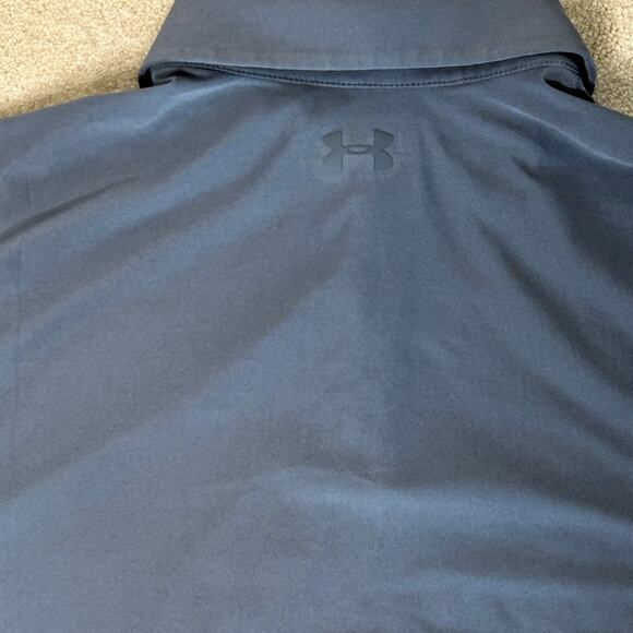 Mens Under Armour UA Golf Gray Heatgear Loose Fit Golf Polo Shirt
Size L - Picture 7 of 9